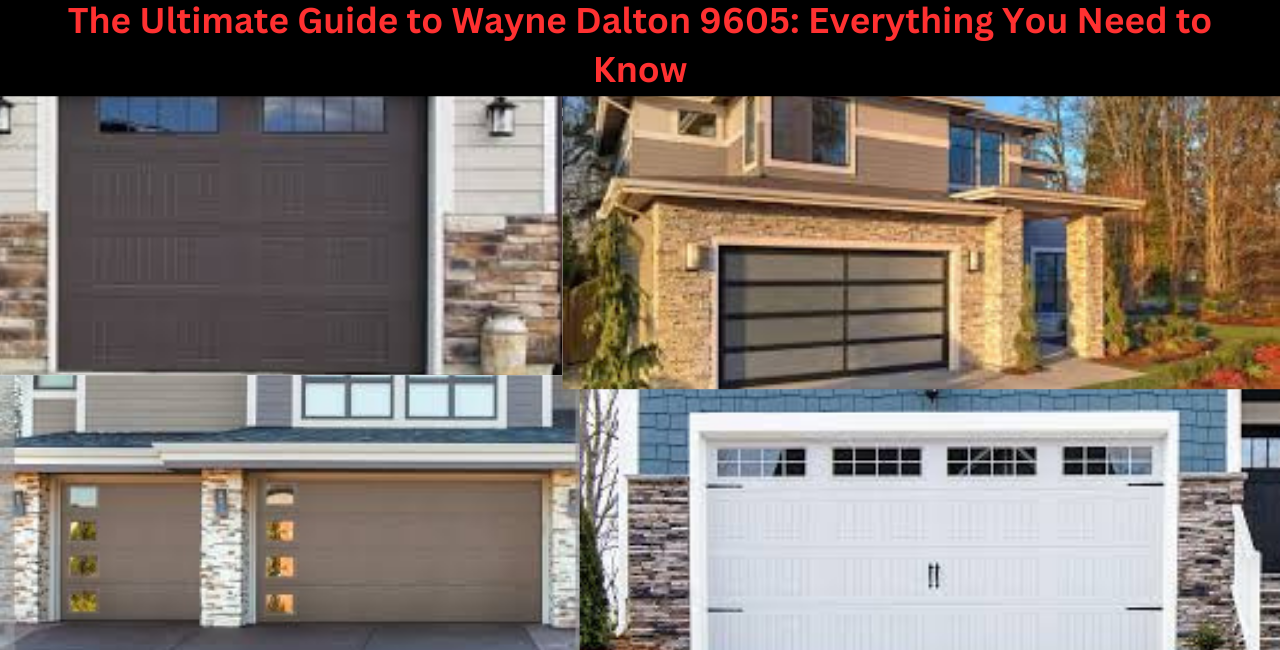 Long Panel Garage Door with Windows