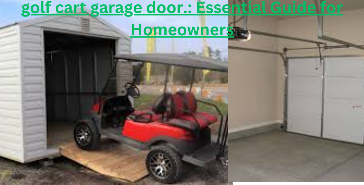 golf cart garage door.