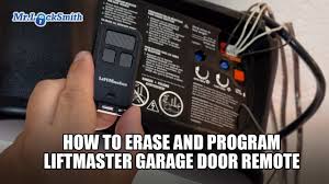 how do i program a liftmaster garage door remote​