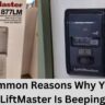 liftmaster lift master beeping​