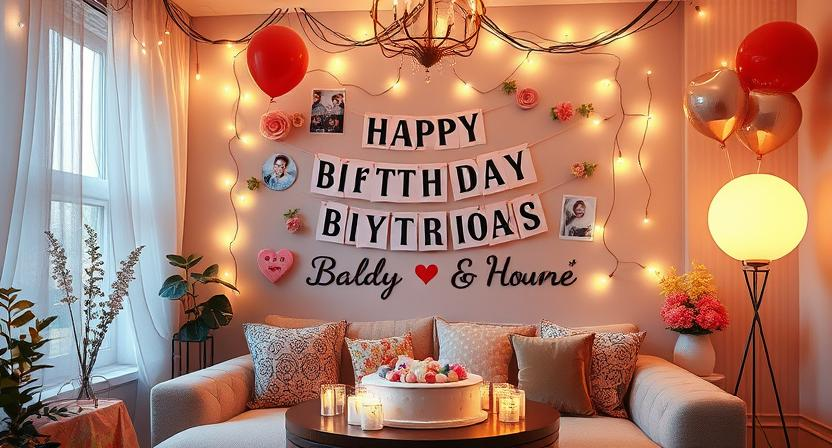 Birthday Decoration Ideas for boyfriend at Home